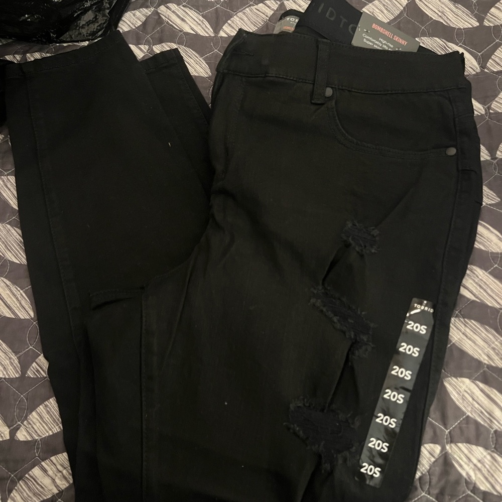Torrid Black Bombshell Skinny Jeans